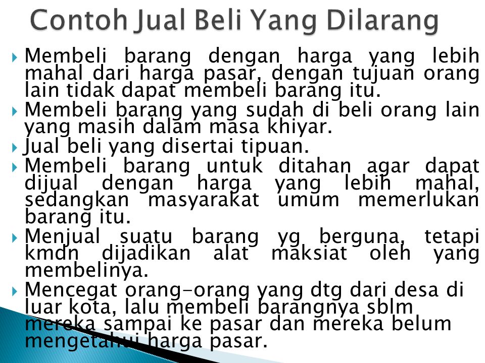 Detail Contoh Jual Beli Batil Nomer 6