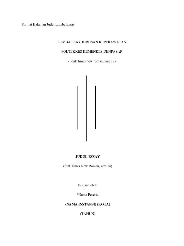 Detail Contoh Judul Essay Nomer 29