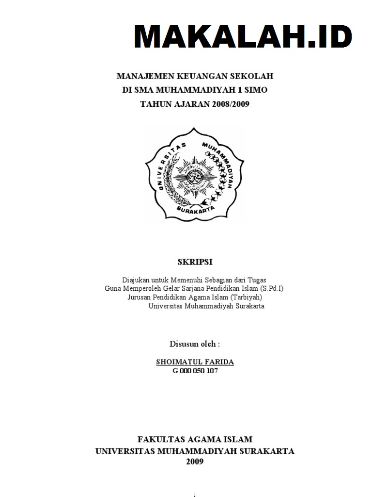 Detail Contoh Judul Karya Ilmiah Pendidikan Nomer 50