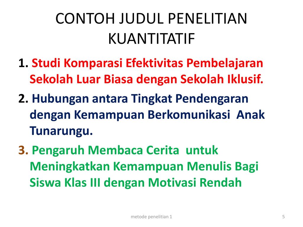 Detail Contoh Judul Kualitatif Nomer 18