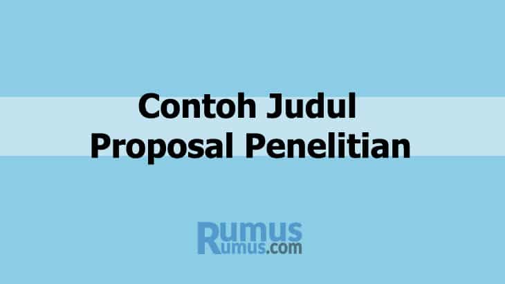 Detail Contoh Judul Proposal Nomer 27