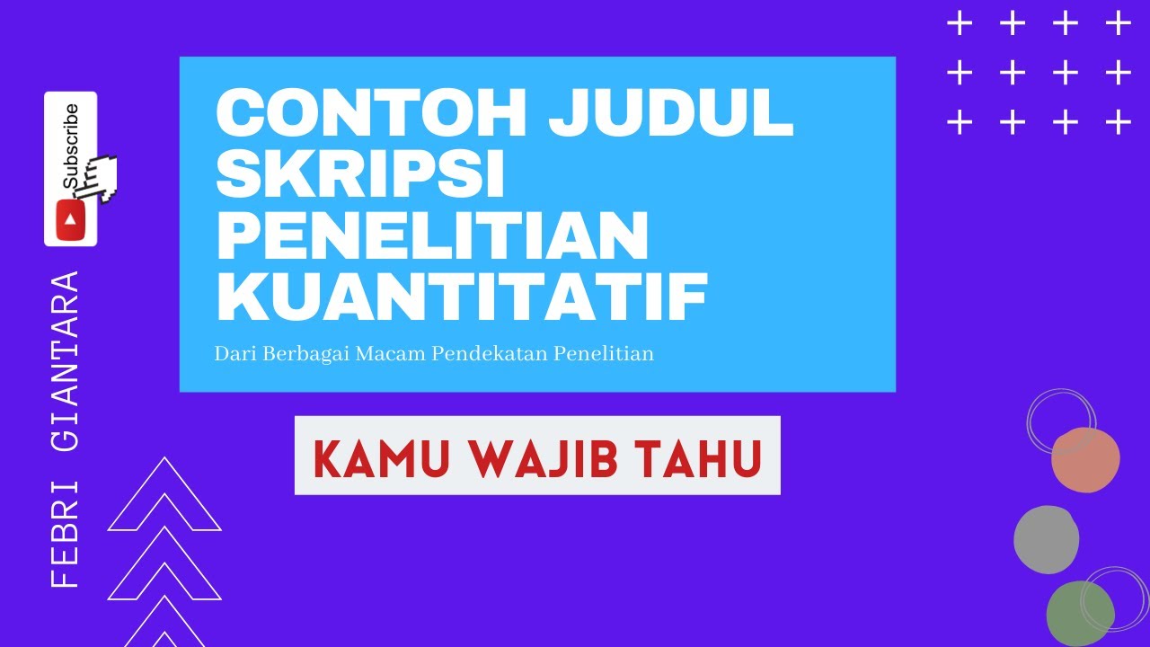 Detail Contoh Judul Skripsi Kualitatif Nomer 11