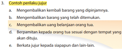 Detail Contoh Jujur Dalam Perbuatan Nomer 4