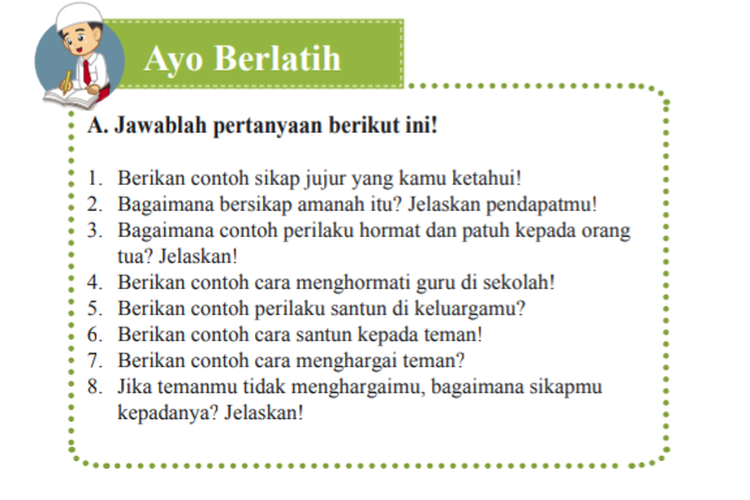 Detail Contoh Jujur Kepada Orang Tua Nomer 24