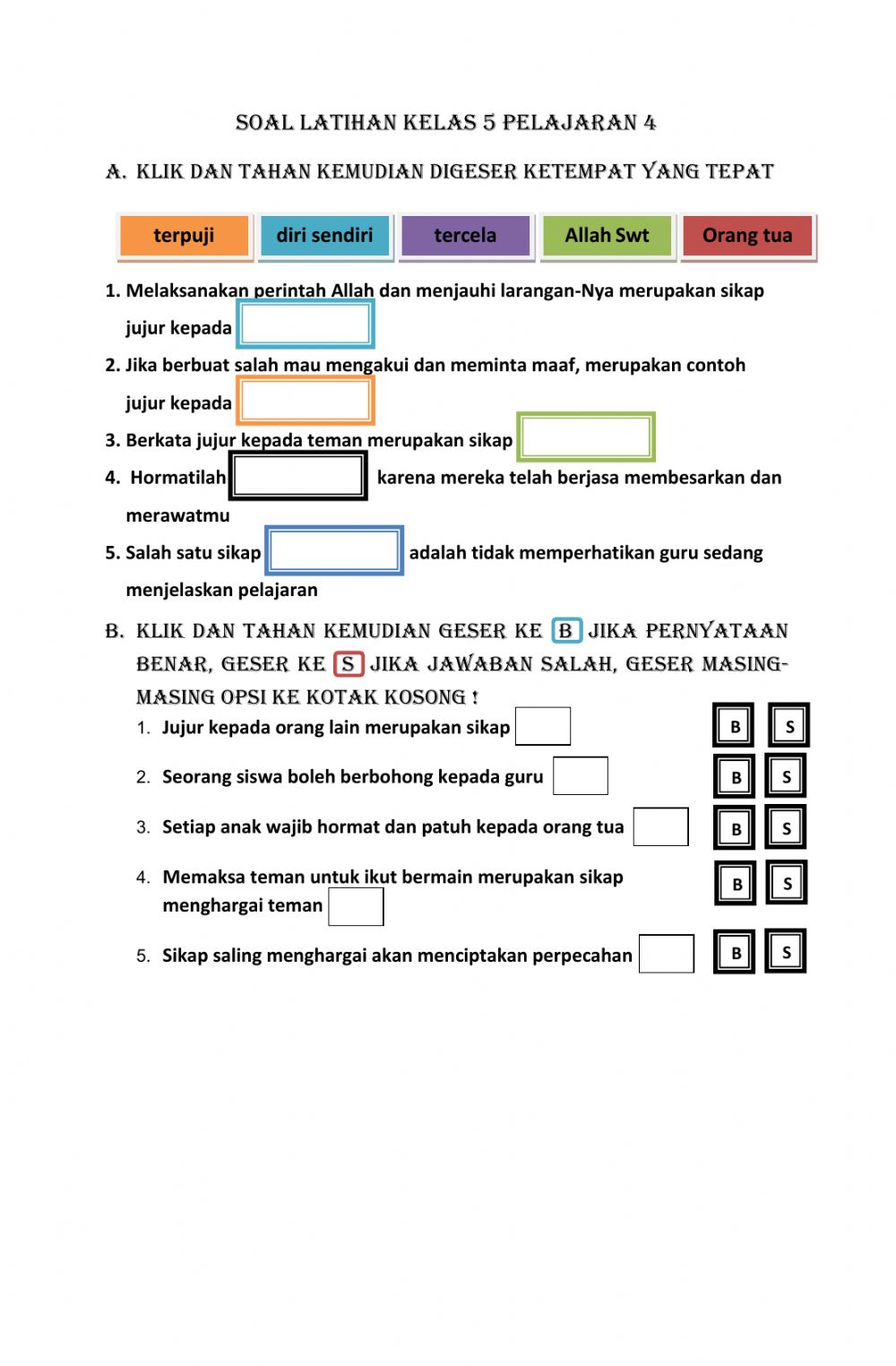 Detail Contoh Jujur Kepada Orang Tua Nomer 54