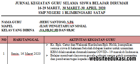 Detail Contoh Jurnal Belajar Nomer 16