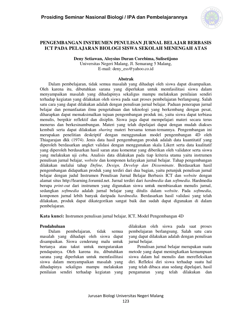 Detail Contoh Jurnal Belajar Nomer 48