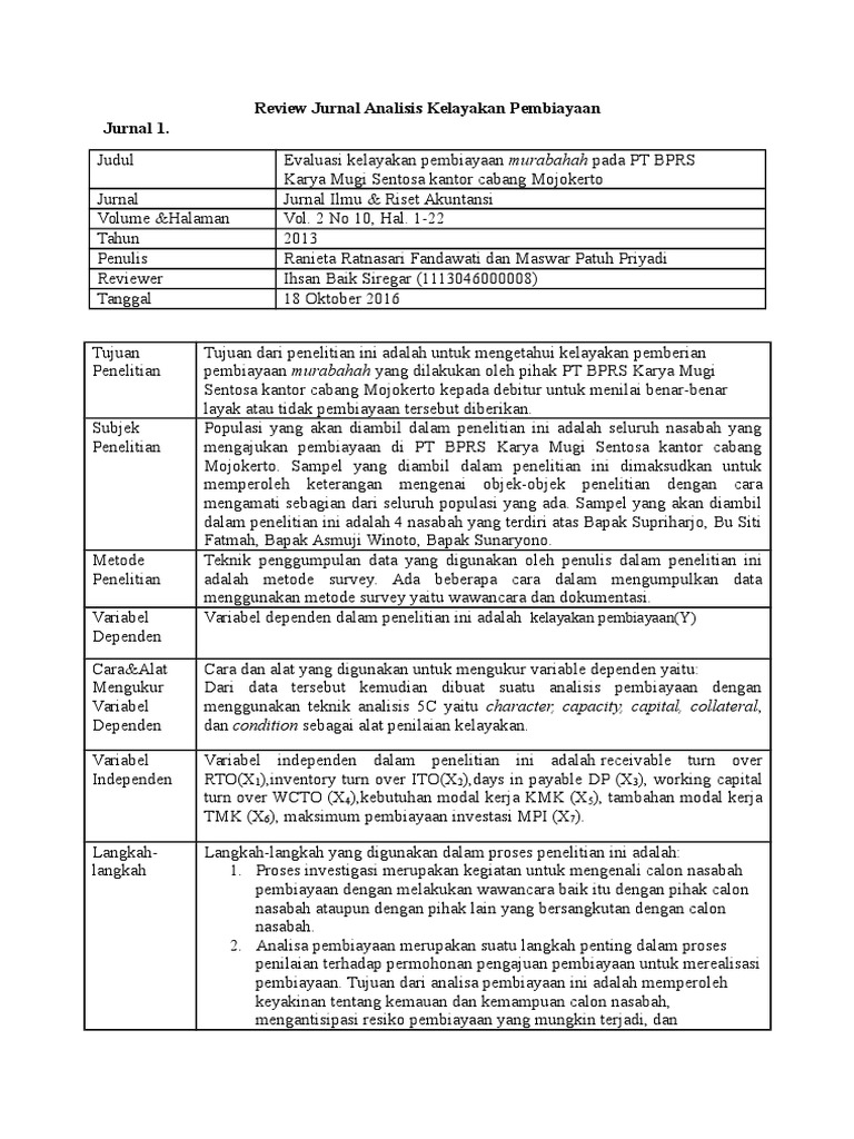 Detail Contoh Jurnal Ekonomi Nomer 11