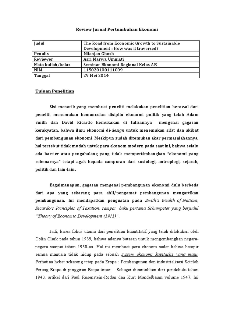 Detail Contoh Jurnal Ekonomi Nomer 13