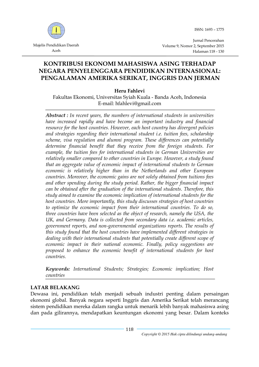 Detail Contoh Jurnal Internasional Ekonomi Nomer 10