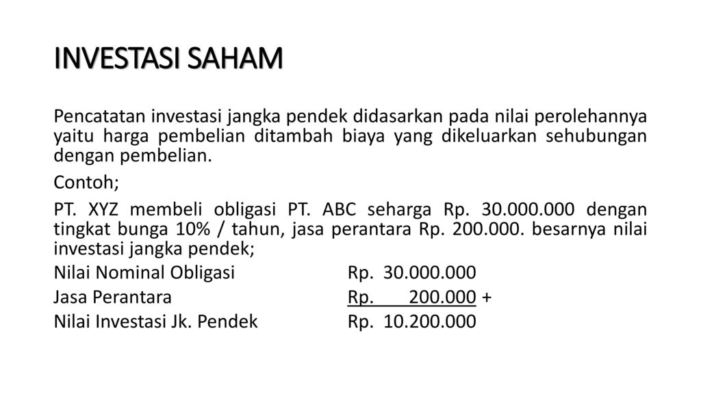 Detail Contoh Jurnal Investasi Saham Nomer 23