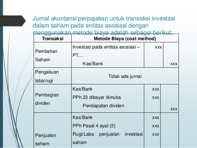 Detail Contoh Jurnal Investasi Saham Nomer 34