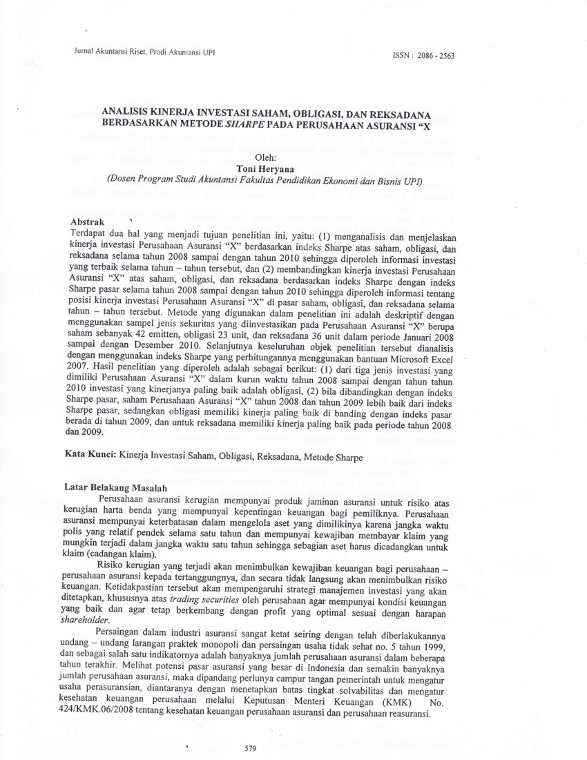 Detail Contoh Jurnal Investasi Saham Nomer 41