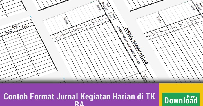 Detail Contoh Jurnal Kegiatan Nomer 55