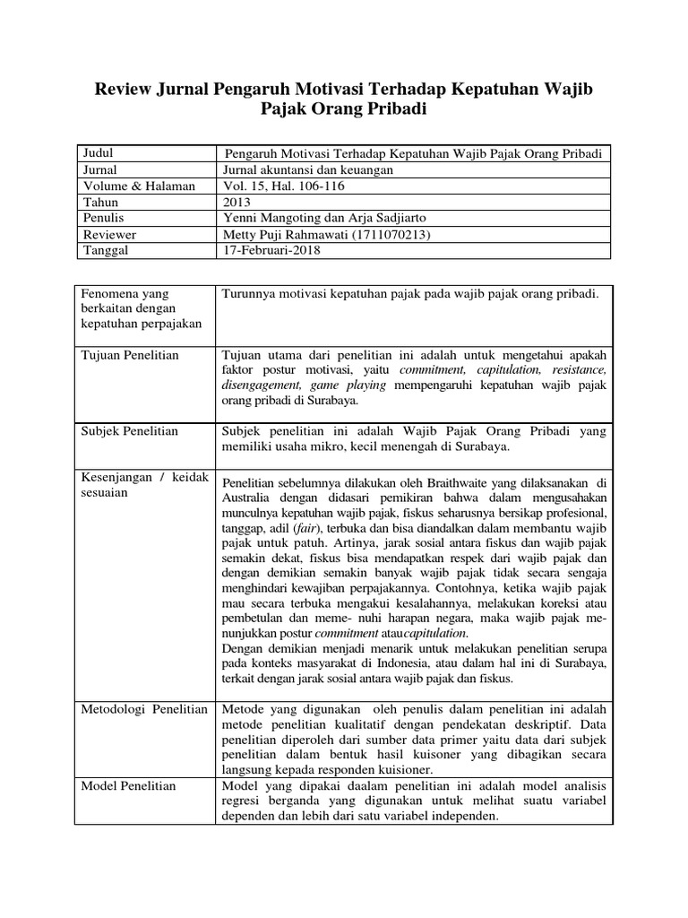 Detail Contoh Jurnal Keuangan Nomer 38