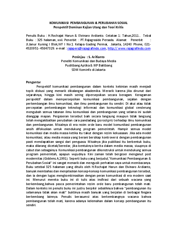 Detail Contoh Jurnal Komunikasi Nomer 13