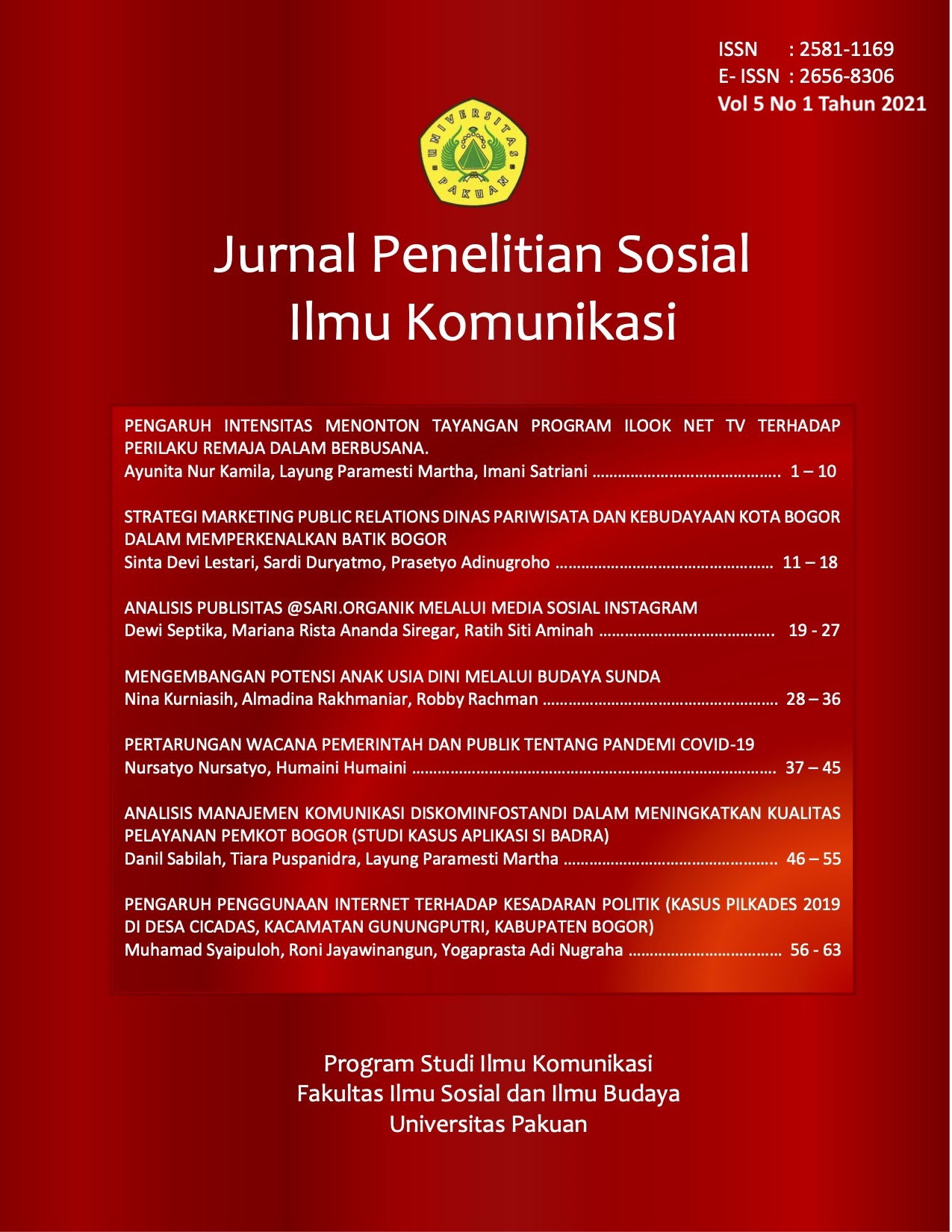 Detail Contoh Jurnal Komunikasi Nomer 40