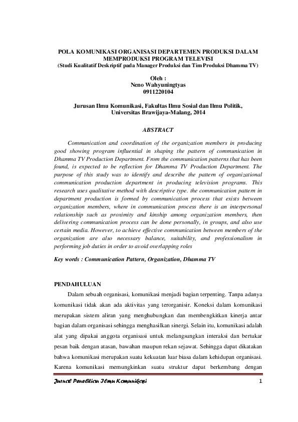 Detail Contoh Jurnal Kualitatif Nomer 13