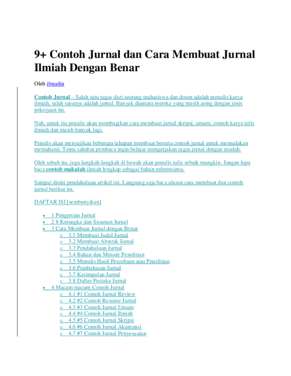 Detail Contoh Jurnal Lengkap Nomer 30