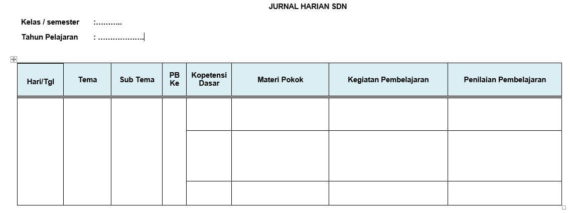 Detail Contoh Jurnal Mengajar Nomer 52