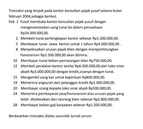 Detail Contoh Jurnal Pajak Nomer 45