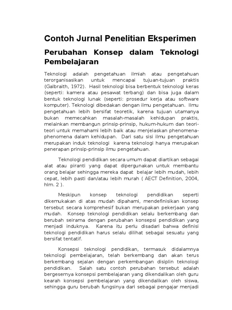 Detail Contoh Jurnal Pendidikan Nomer 14