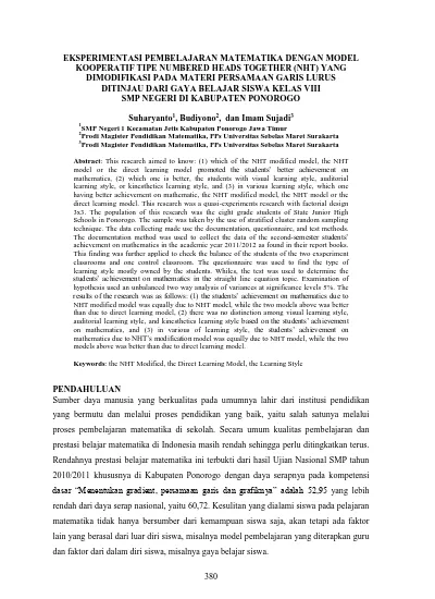 Detail Contoh Jurnal Pendidikan Nomer 4