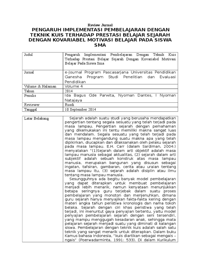 Detail Contoh Jurnal Pendidikan Nomer 33