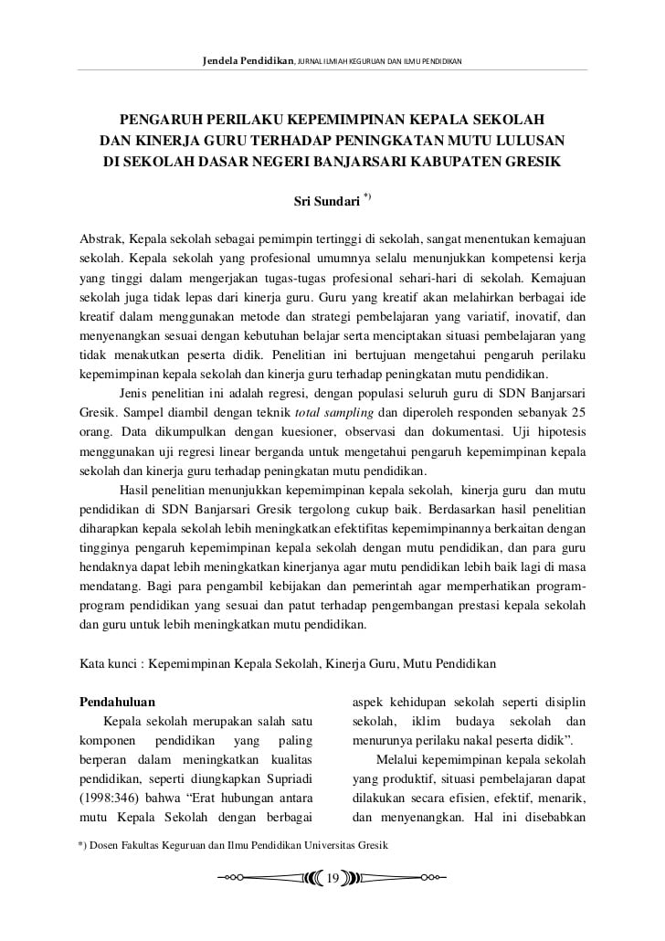 Detail Contoh Jurnal Pendidikan Nomer 46