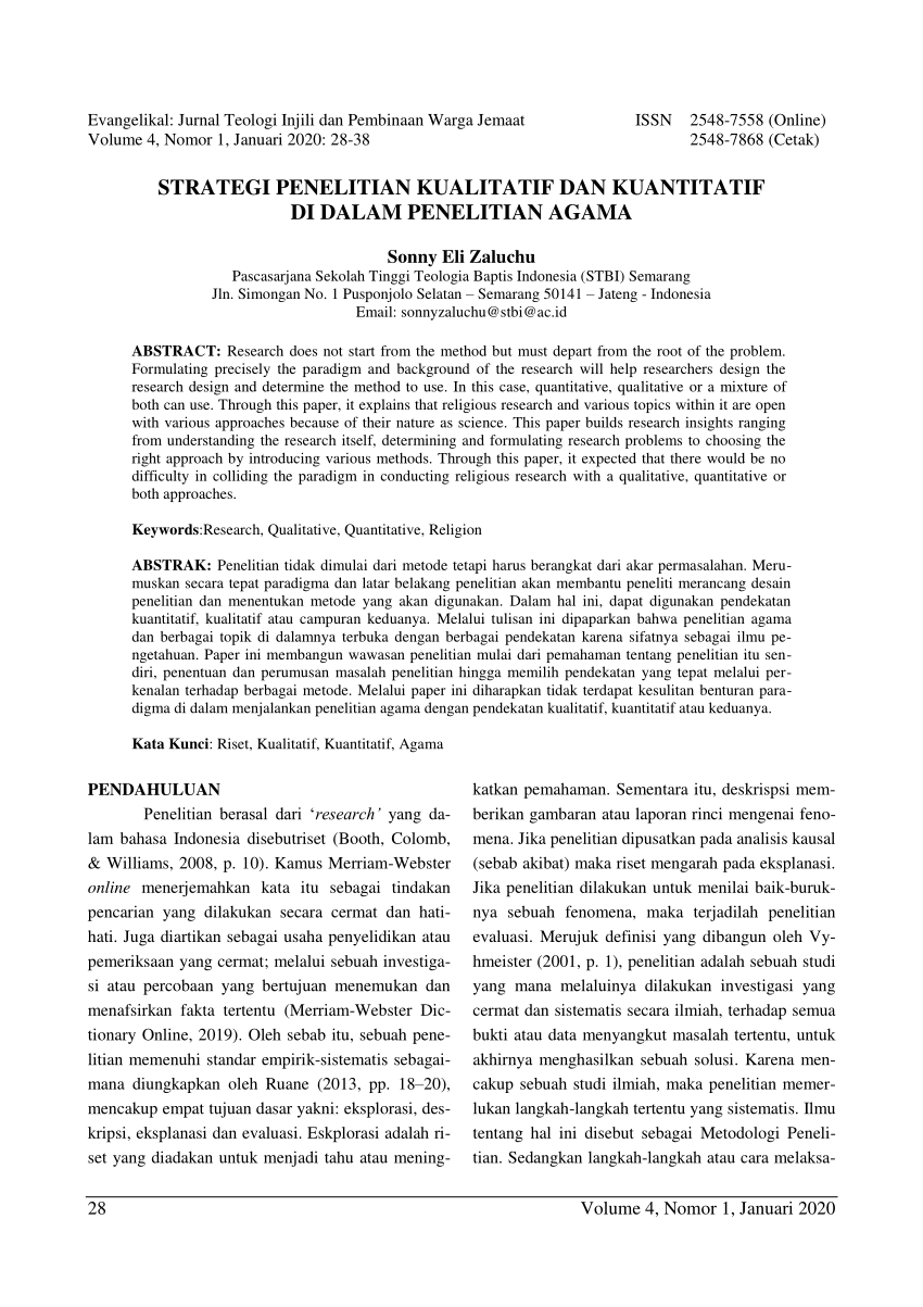 Detail Contoh Jurnal Penelitian Kualitatif Nomer 4