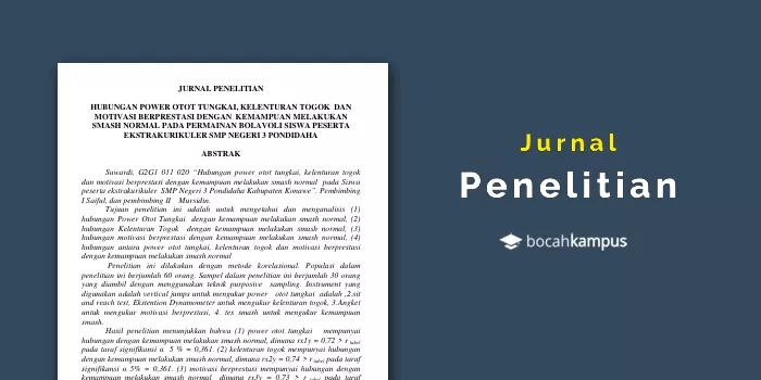 Contoh Jurnal Penelitian Singkat - KibrisPDR