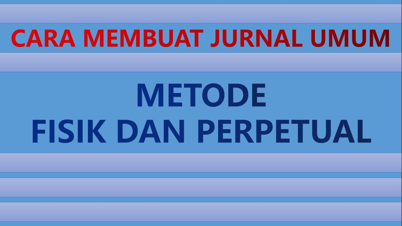 Detail Contoh Jurnal Perpetual Nomer 23