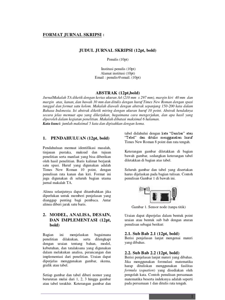 Detail Contoh Jurnal Singkat Nomer 26