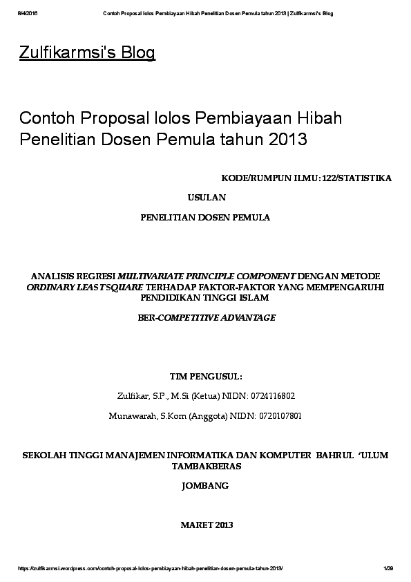 Detail Contoh Justifikasi Teknis Nomer 41