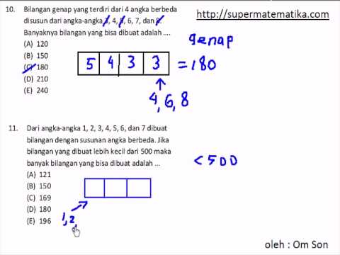 Detail Contoh Kaidah Pencacahan Nomer 6