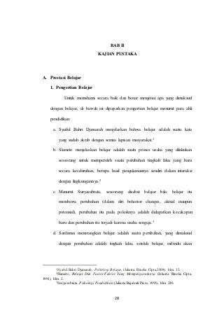 Contoh Kajian Pustaka - KibrisPDR