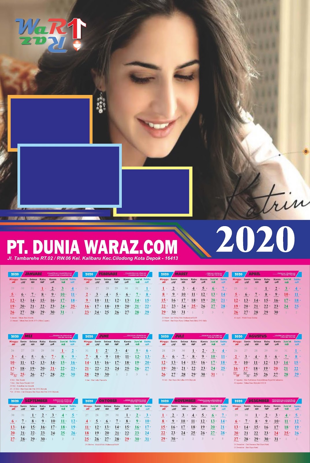 Detail Contoh Kalender 2020 Nomer 3