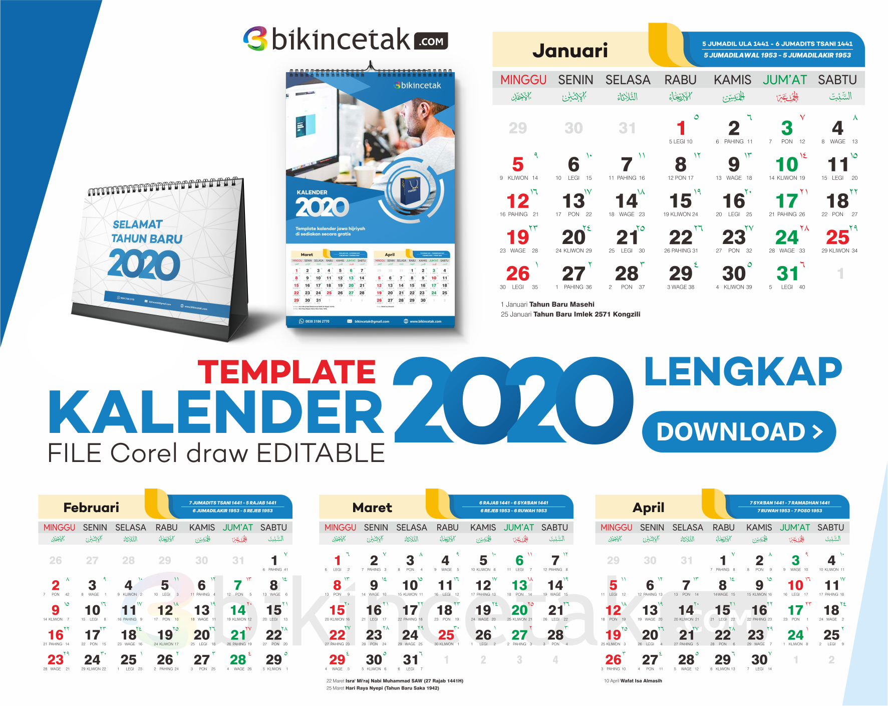 Detail Contoh Kalender 2020 Nomer 4