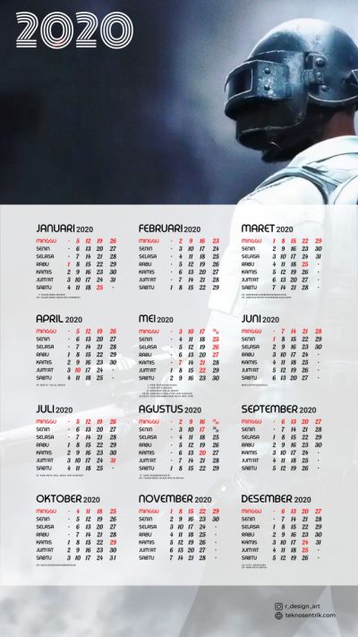 Detail Contoh Kalender 2020 Nomer 29