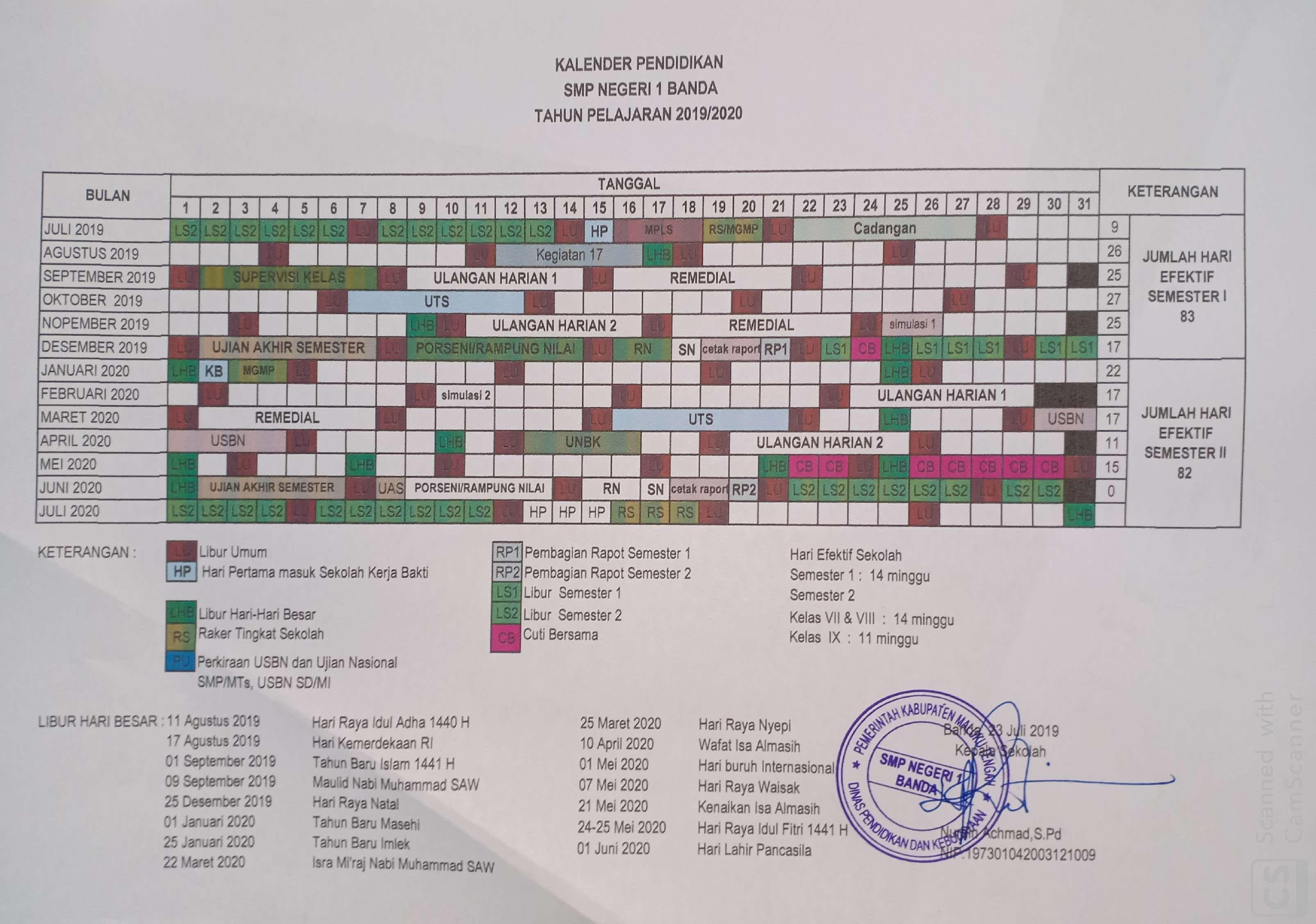 Detail Contoh Kalender Akademik Nomer 37