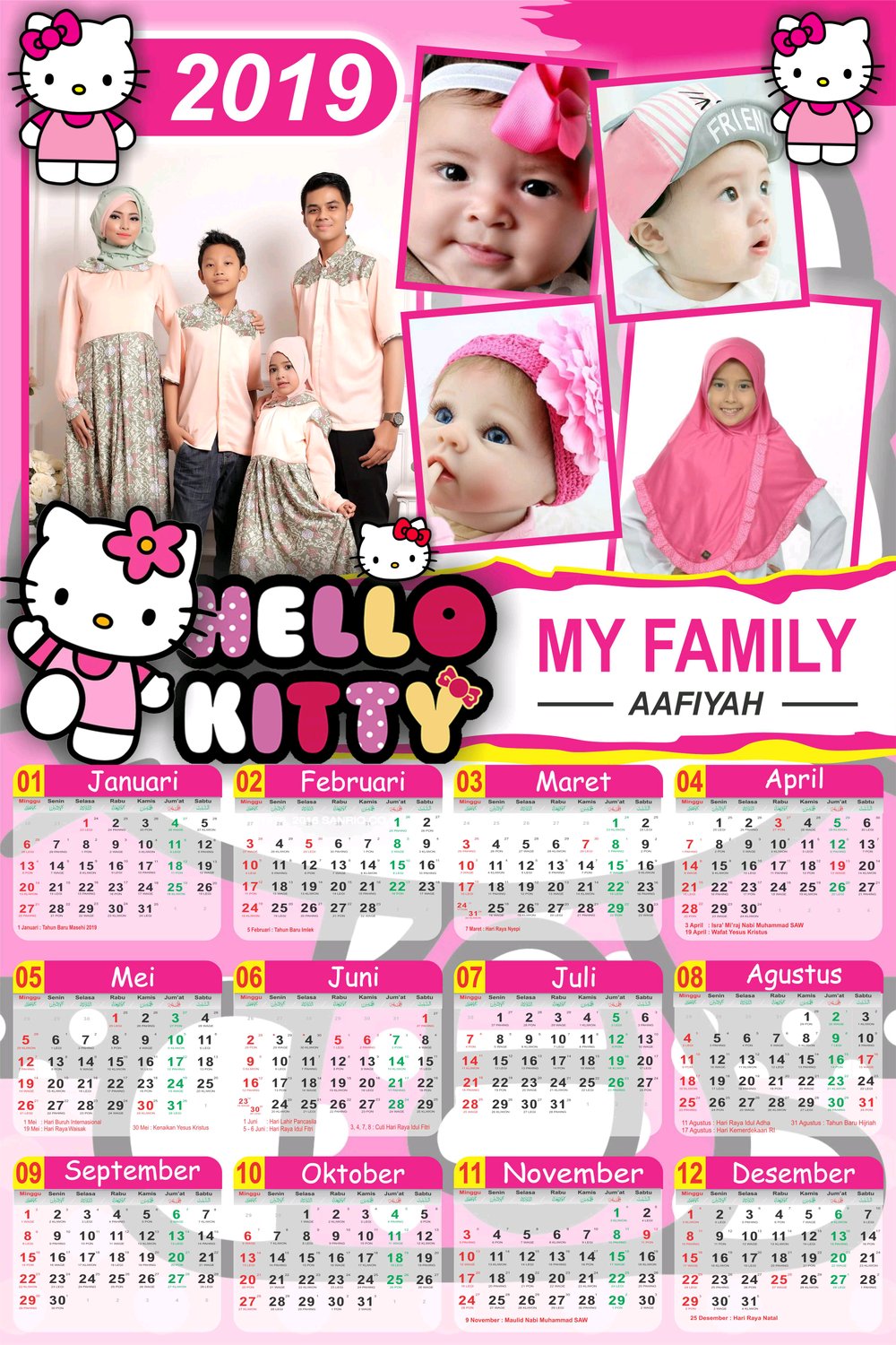 Detail Contoh Kalender Foto Sendiri Nomer 10