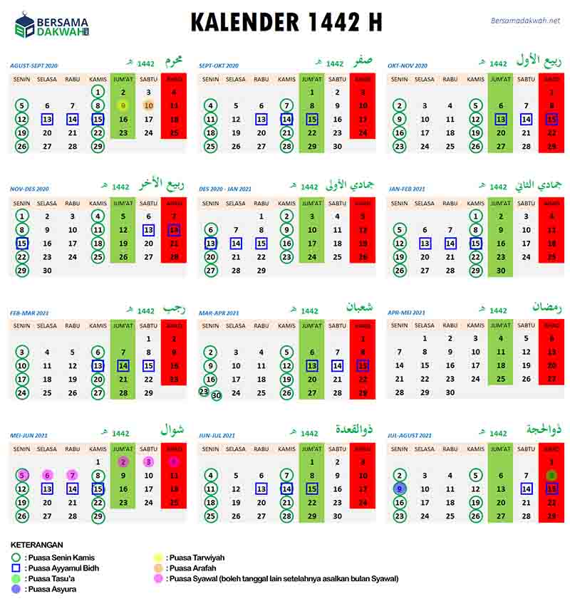 Detail Contoh Kalender Hijriyah Nomer 21