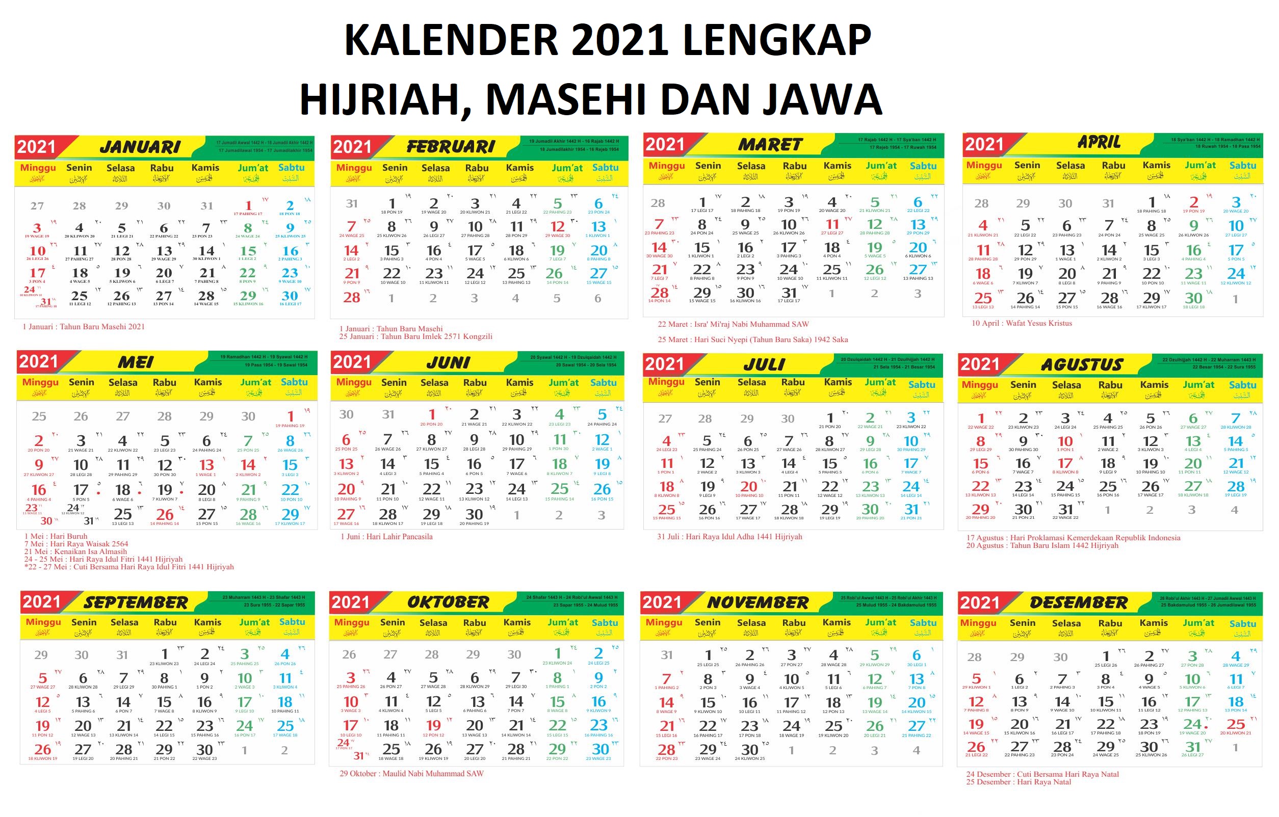 Detail Contoh Kalender Hijriyah Nomer 4