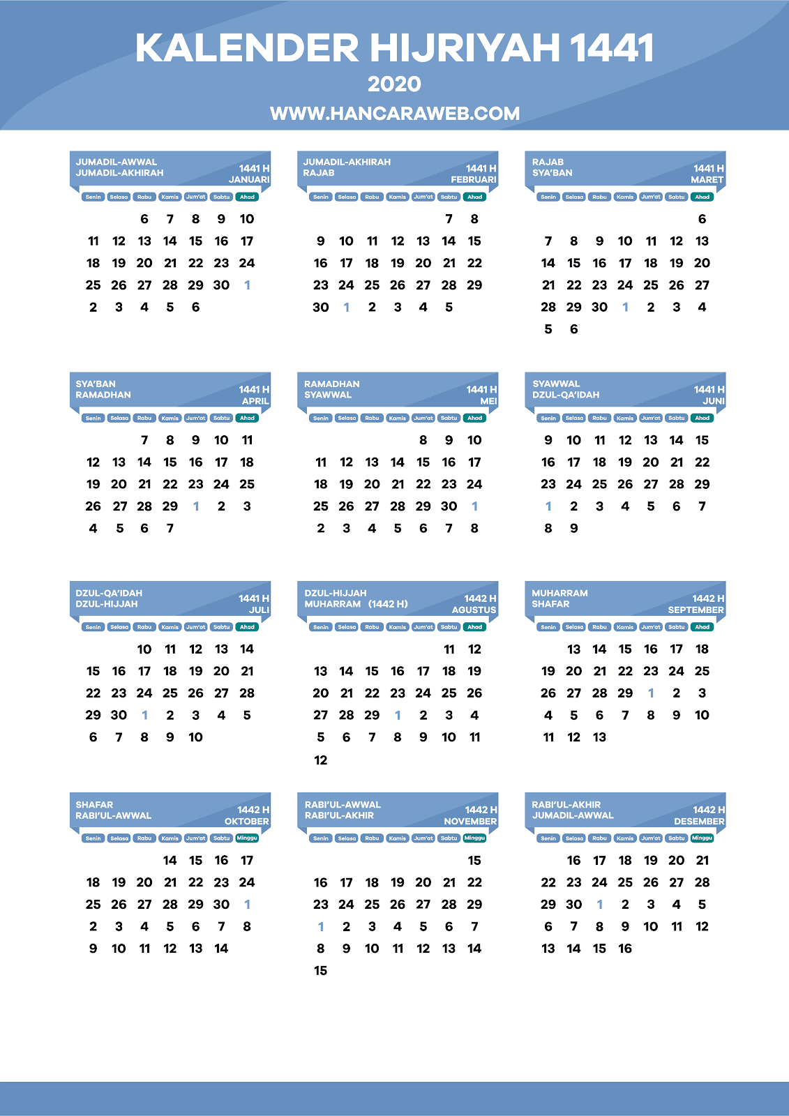 Detail Contoh Kalender Hijriyah Nomer 46