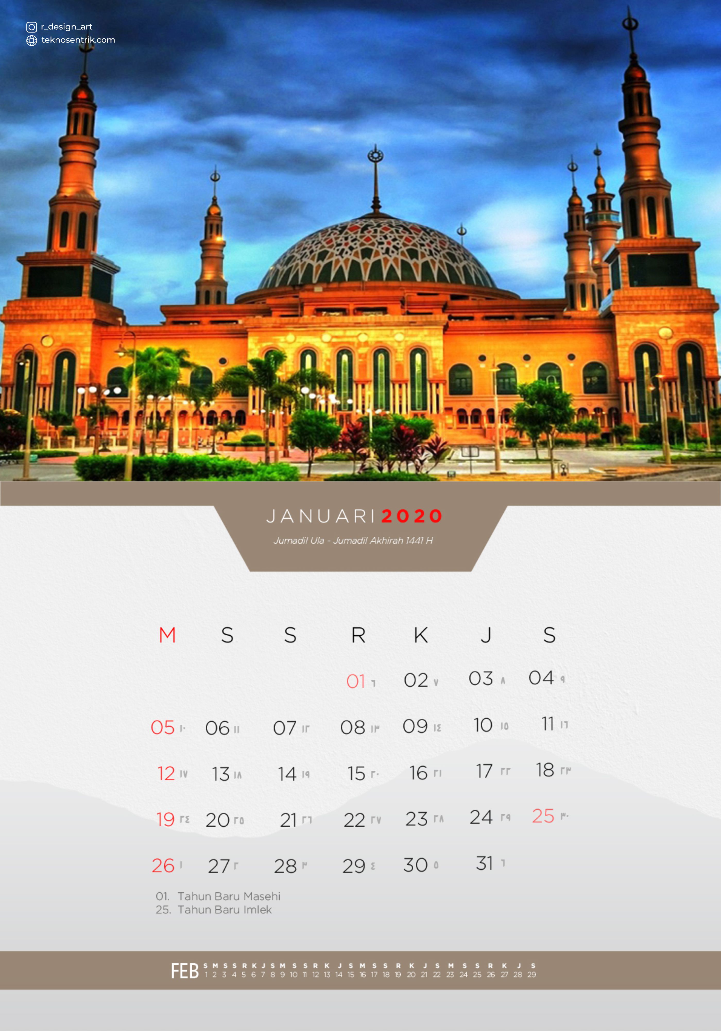 Detail Contoh Kalender Hijriyah Nomer 50