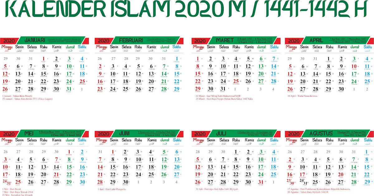 Detail Contoh Kalender Hijriyah Nomer 9