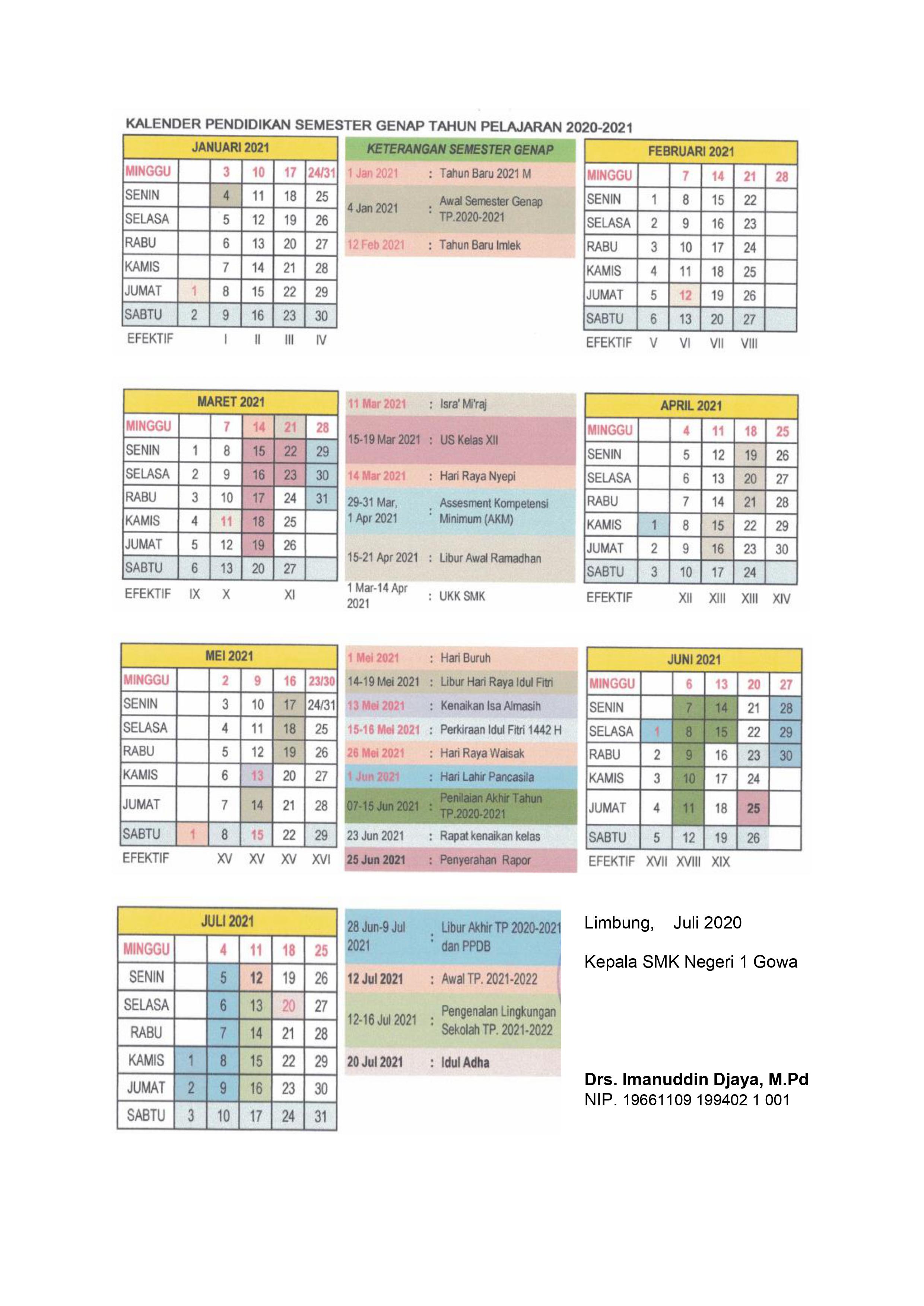 Detail Contoh Kalender Pendidikan Nomer 14