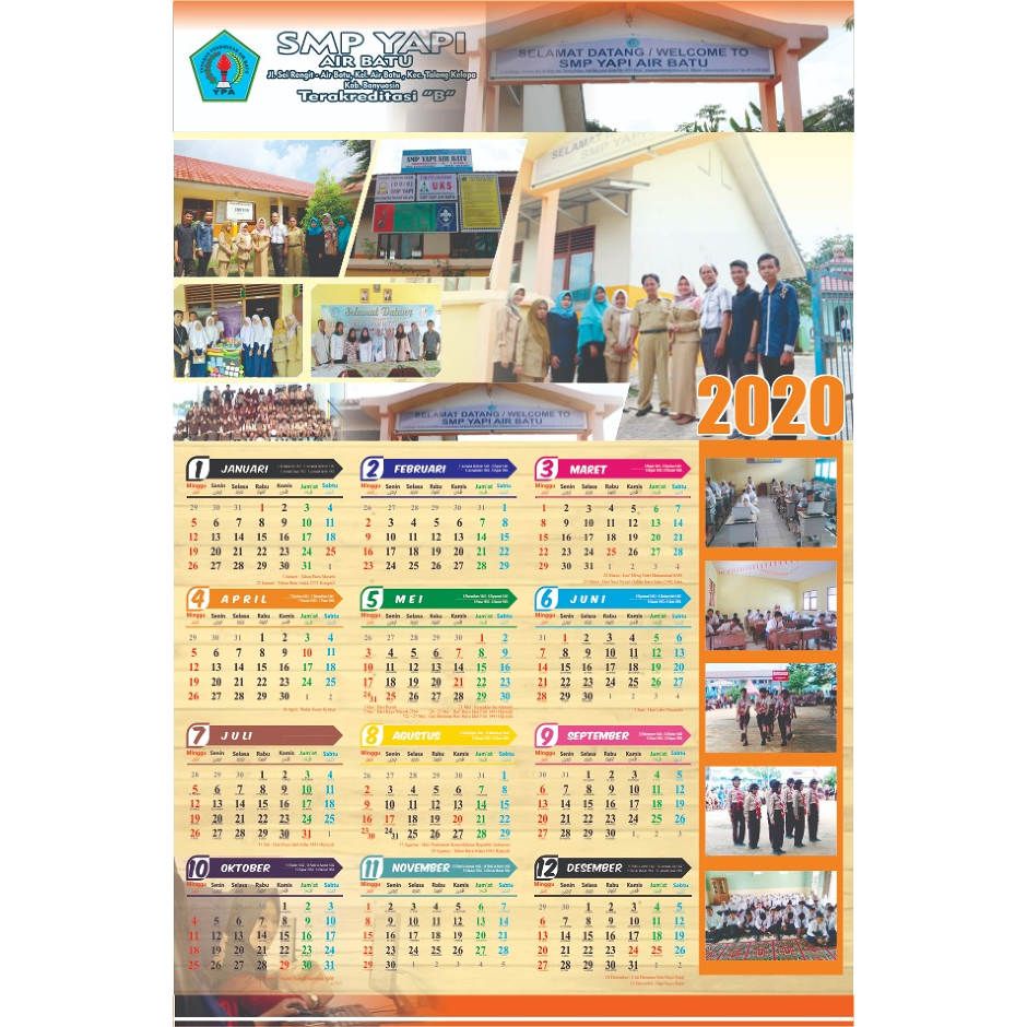 Detail Contoh Kalender Sekolah Nomer 9