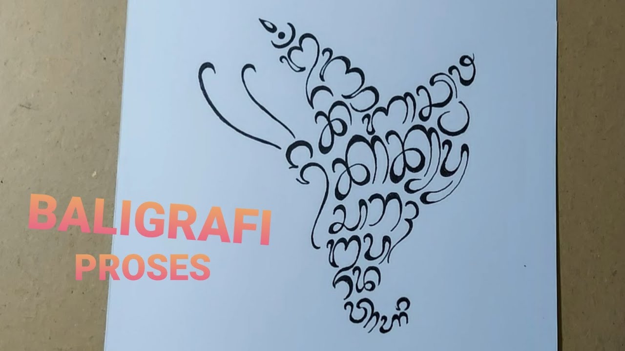 Contoh Kaligrafi Aksara Bali - KibrisPDR