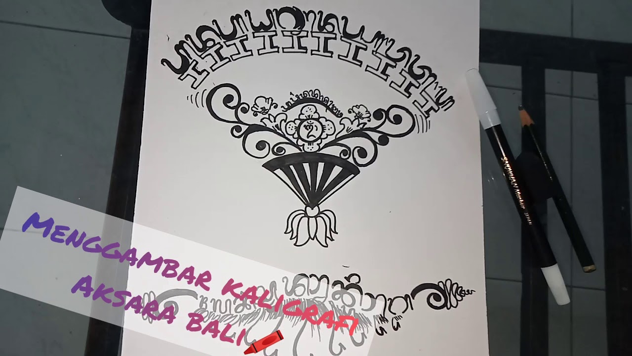 Detail Contoh Kaligrafi Aksara Bali Nomer 9